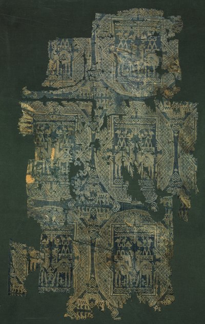 Rondellen met kamelen die howdahs dragen door attributed to Marco d