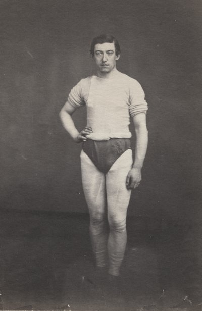 Jonge Man in Atletische Outfit door attributed to Oliver H. Willard