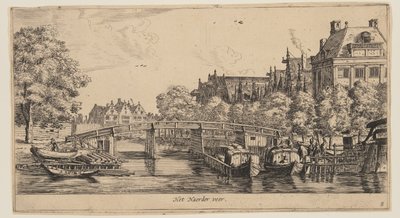 Het Naeder veer, from Views of Amsterdam door called Zeeman Reinier Nooms