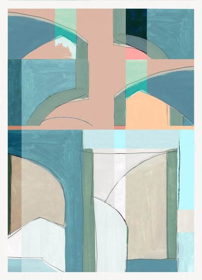 Compositie van abstracte bogen door cartissi