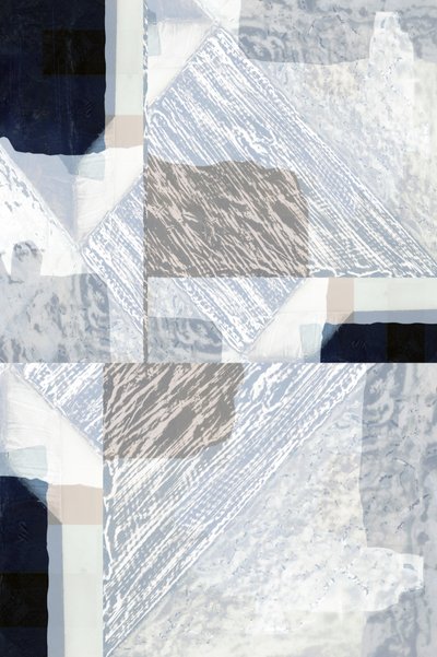 Abstracte blauwe lagen door cartissi