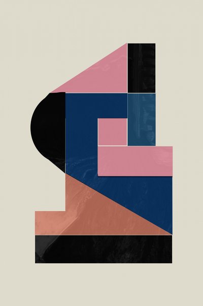 Abstracte kleurblokken door cartissi