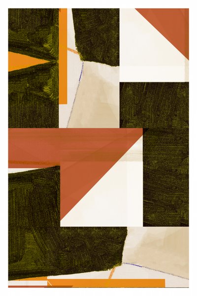 Abstracte aarden blokken door cartissi