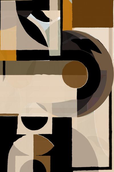 Abstracte, aardse vormen door cartissi
