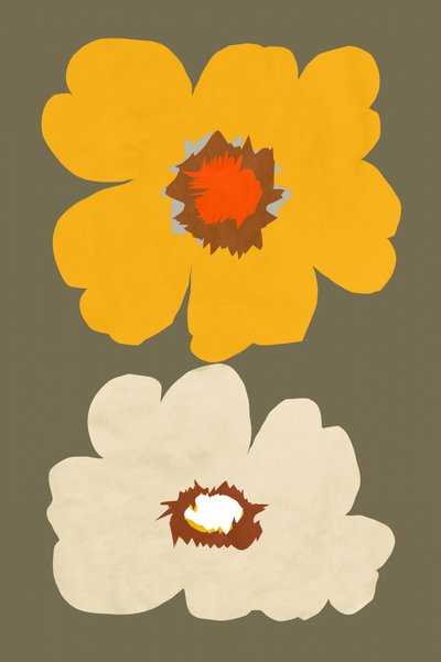 Abstracte bloemmotieven door cartissi
