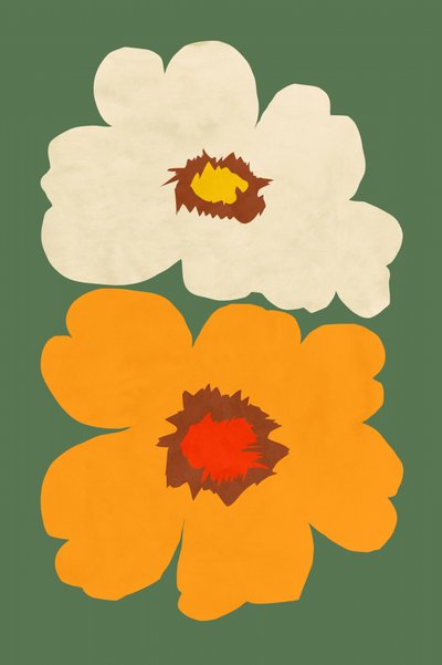 Abstracte bloemmotieven door cartissi