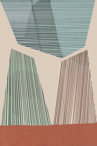 Abstracte geometrische vormen door cartissi