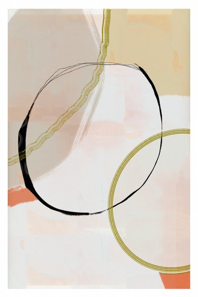 Abstracte gouden cirkels door cartissi