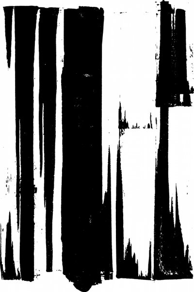 Abstracte inktstreken door cartissi