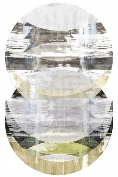 Abstracte gelaagde cirkels door cartissi