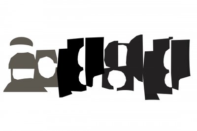 Ontwerp met abstracte cijfers door cartissi