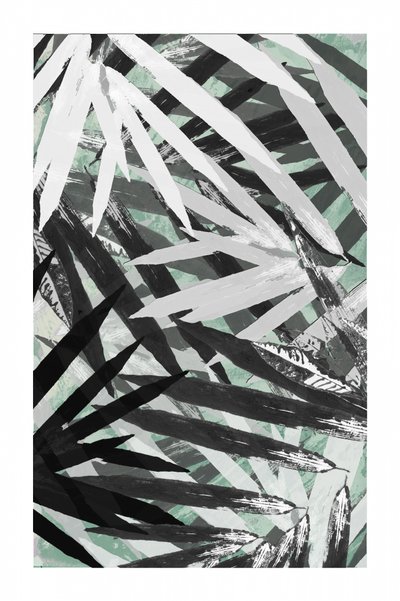 Abstract tropisch gebladerte door cartissi
