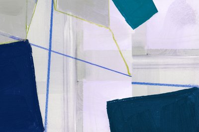 Hoekige blauwe formulieren door cartissi