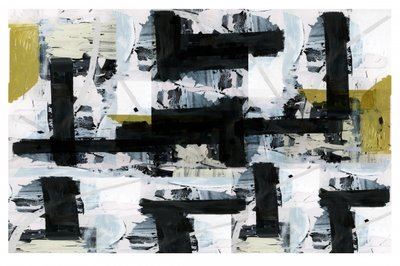 Gedurfde geometrische abstracte kunst door cartissi