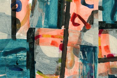 Kleurrijke abstracte lagen door cartissi