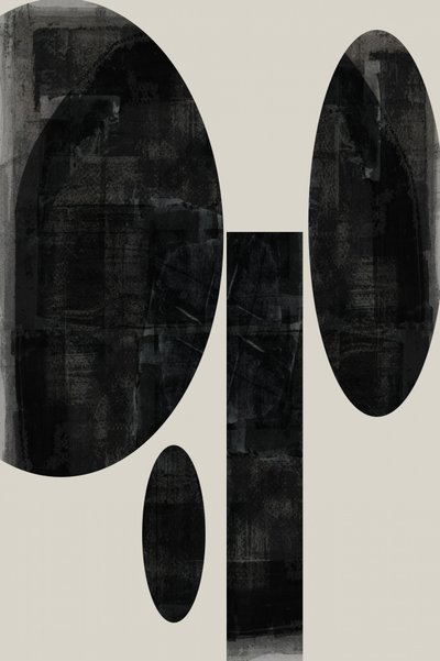 Donkere abstracte vormen door cartissi