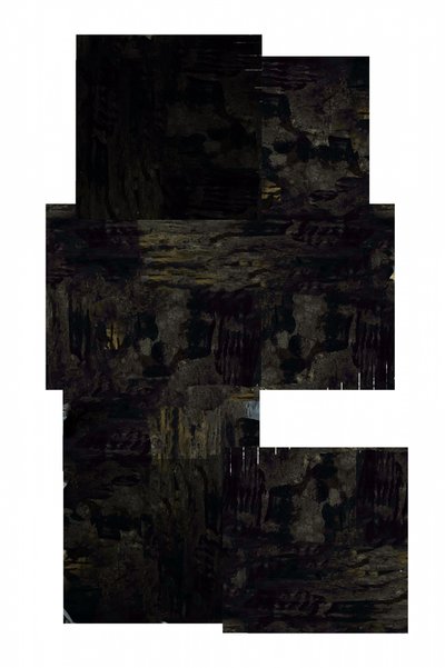 Donkergouden abstractie door cartissi