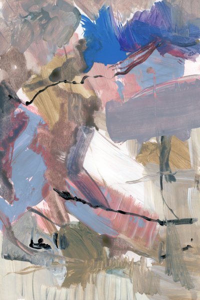 Dynamische abstracte penseelstreken door cartissi