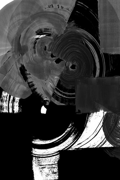 Dynamische abstracte wervelingen door cartissi