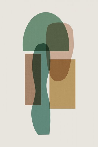 Aardse abstracte vormen door cartissi