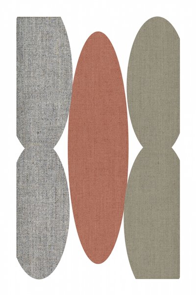 Aardse abstracte vormen door cartissi