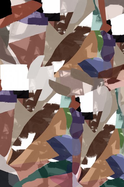 Aardse abstracte vormen door cartissi