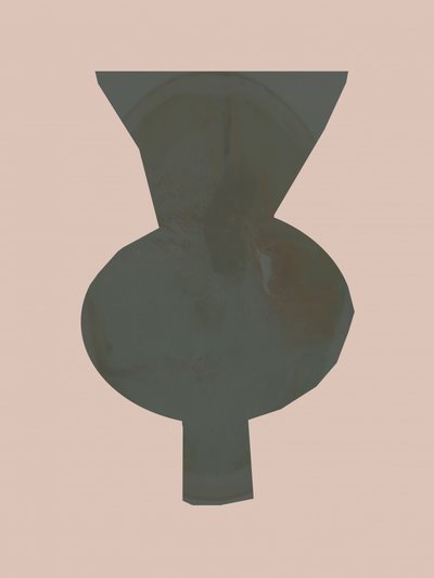 Elegante abstracte schaal door cartissi