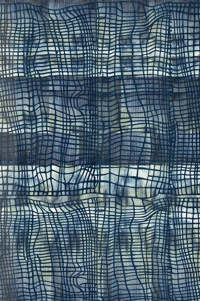 Vloeiend abstract raster door cartissi