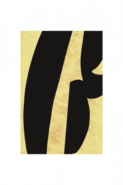Goudkleurig kalligrafisch lettertype door cartissi