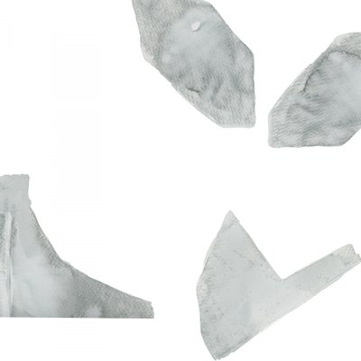 Grijze abstracte vormen door cartissi