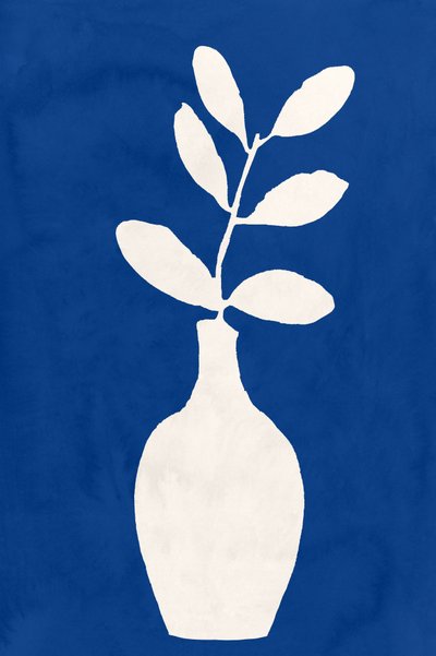Indigo-plantenvaas door cartissi