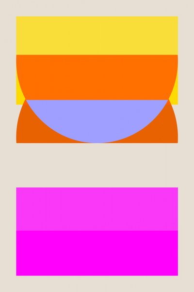 Gelaagde geometrische kleuren door cartissi