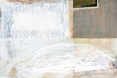 Gelaagde neutrale abstracte kunst door cartissi