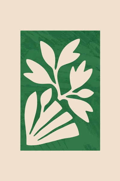 Minimalistische botanische uitsnede door cartissi