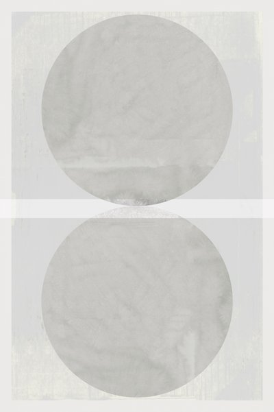 Minimalistische grijze cirkels door cartissi