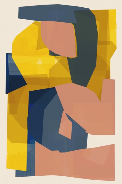 Moderne abstracte collage door cartissi