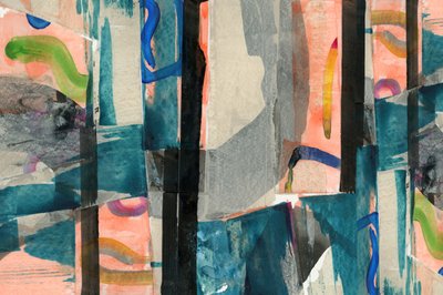 Moderne abstracte collage door cartissi