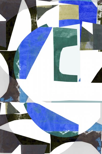 Moderne geometrische collage door cartissi