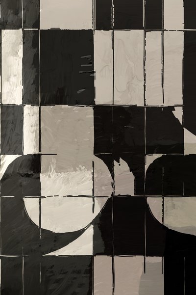 Monochrome krommen door cartissi