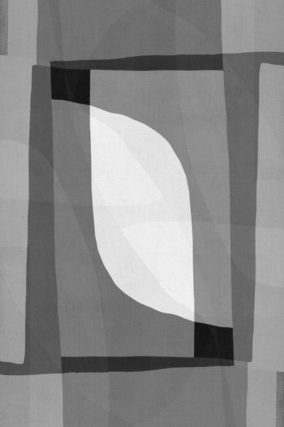 Monochrome geometrische stroming door cartissi