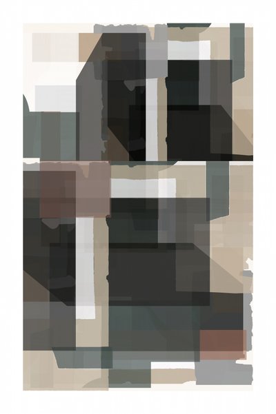 Ingetogen geometrische overlapping door cartissi
