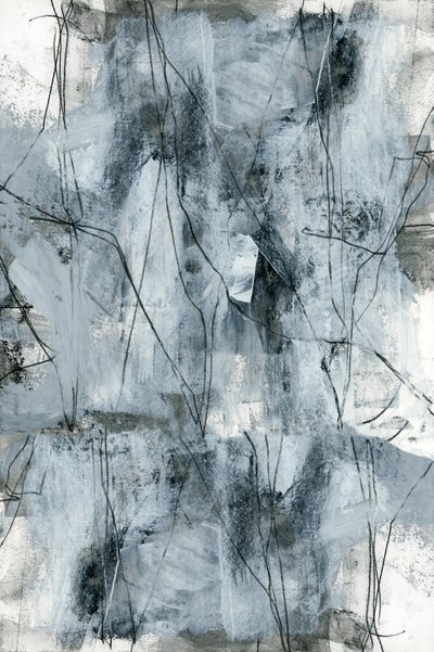Organische grijze abstractie door cartissi