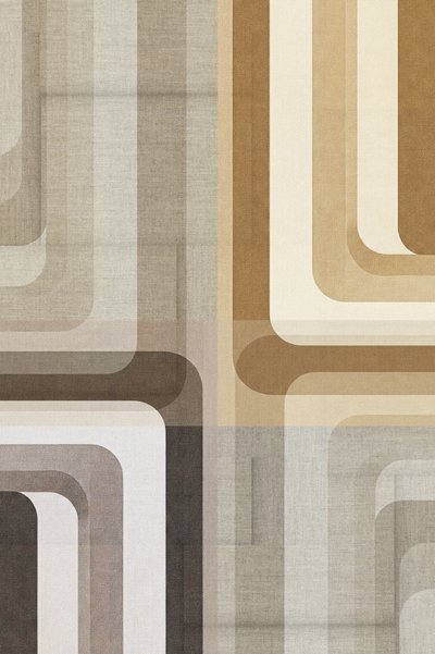 Retro geometrische lagen door cartissi