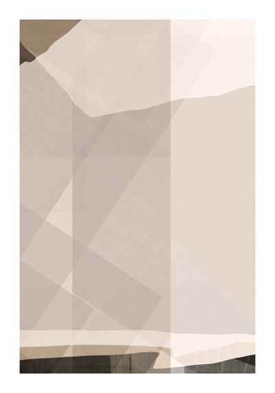Zachte beige abstractie door cartissi
