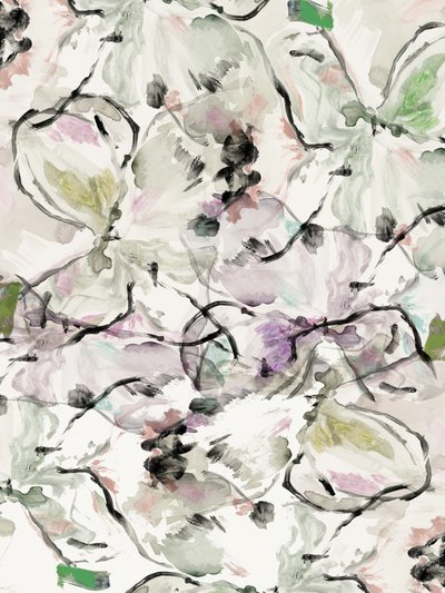 Zachte aquarelbloemen door cartissi