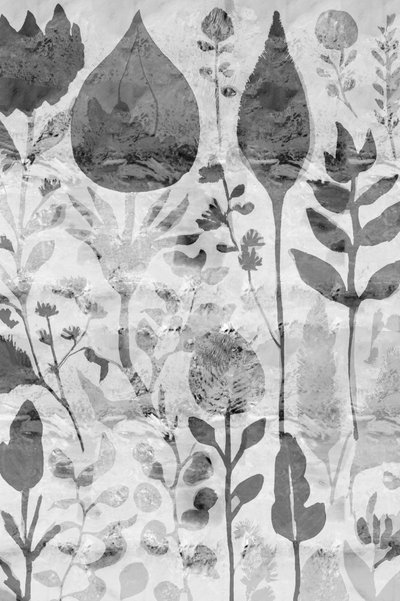 Botanische tuin met reliëf door cartissi