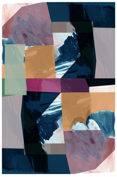 Levendige abstracte compositie door cartissi