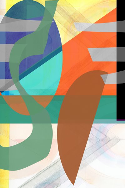 Levendige abstracte vormen door cartissi