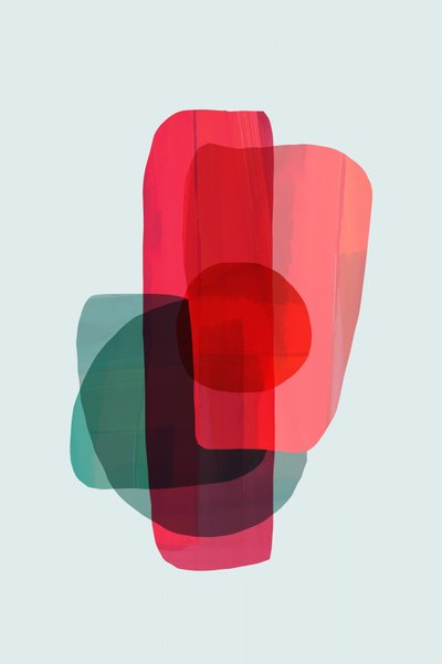 Levendige abstracte lagen door cartissi