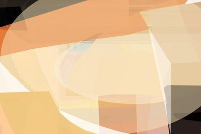Warme abstracte vormen door cartissi